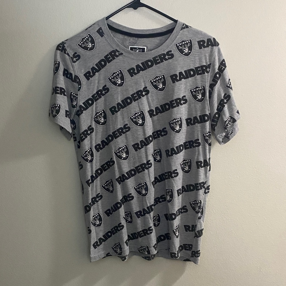 NFL Raiders Logo all Over T-Shirt